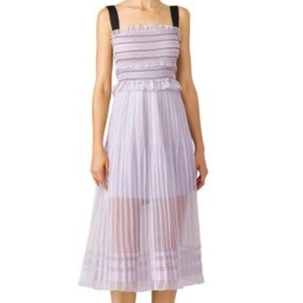 Three Floor Lilac Blushin Dress